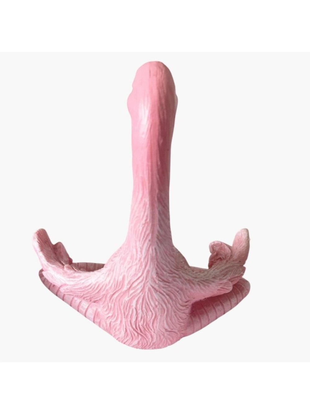 Pink Flamingo Figurine Seated Yoga Lotus Pose Figurine - Picture 7 of 10